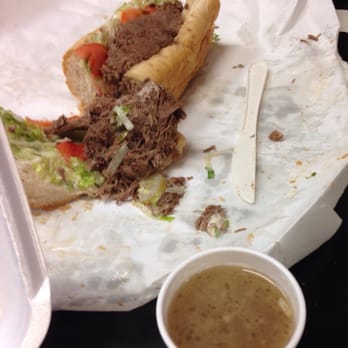 Debris pot roast at NOLA Poboys, Bourbon Street New Orleans