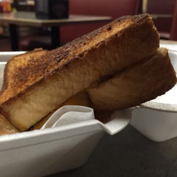 Grilled cheese (toast only) at NOLA Poboys, Bourbon Street New Orleans