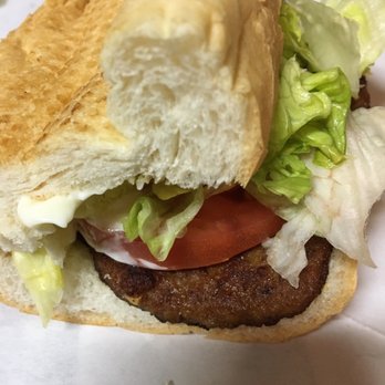 Hot sausage (Patton's) at NOLA Poboys, Bourbon Street New Orleans